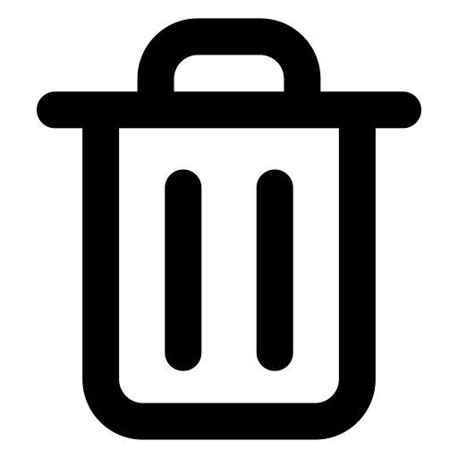 Bin, delete, recycle, recycle bin, remove, rubbish, trash icon